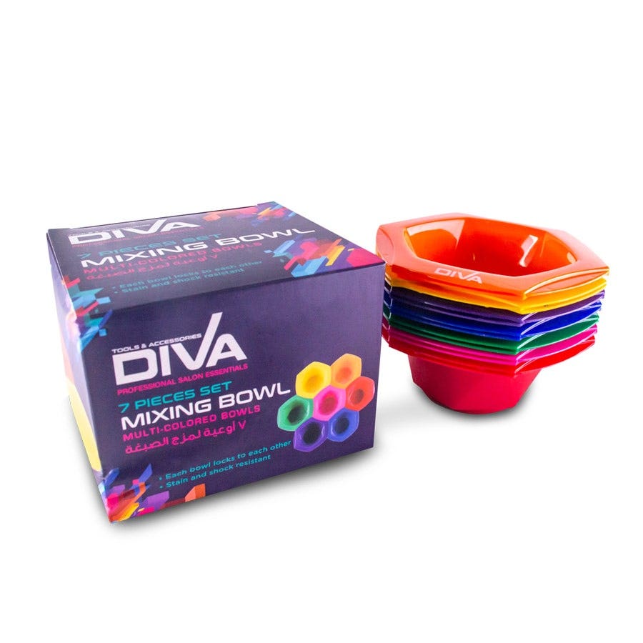 

Diva Rainbow Tint Bowl Set | 1X7 Asstd Color, Multi color