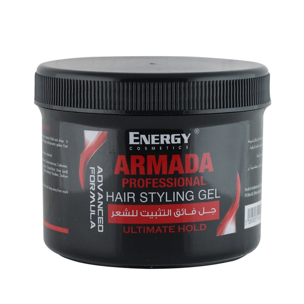 

Energy Cosmetics Armada Hair Styling Gel | Ultimate Hold - 500 Ml